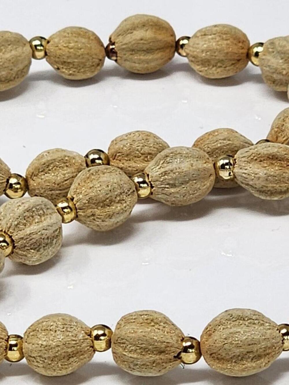 Vintage Marbiney Seed Bead Necklace
